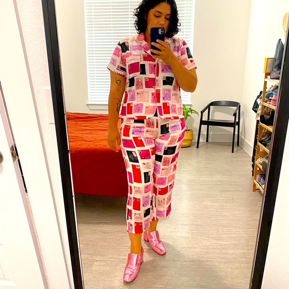 Kate Spade satin pajama set